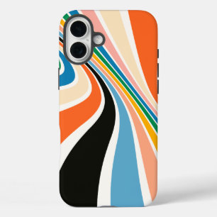 Retro Stripes Abstracte iPhone / iPad hoesje