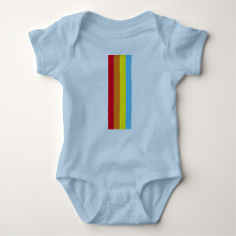 Retro Stripes Baby Bodysuit (Navy Blue Multi)