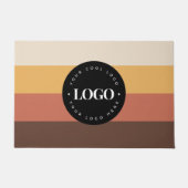 Retro Stripes Business Company Welcome 60s 70 Deurmat (Voorkant)