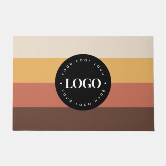 Retro Stripes Business Company Welcome 60s 70 Deurmat (Voorkant)