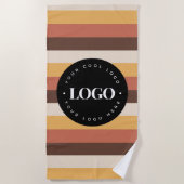 Retro Stripes Business Company Welcome 60s 70 Strandlaken (Voorkant)