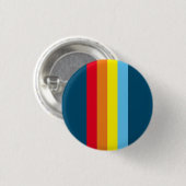 Retro Stripes Button (Navy Blue Multi) (Voorkant /achterkant)