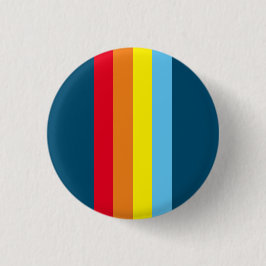 Retro Stripes Button (Navy Blue Multi)