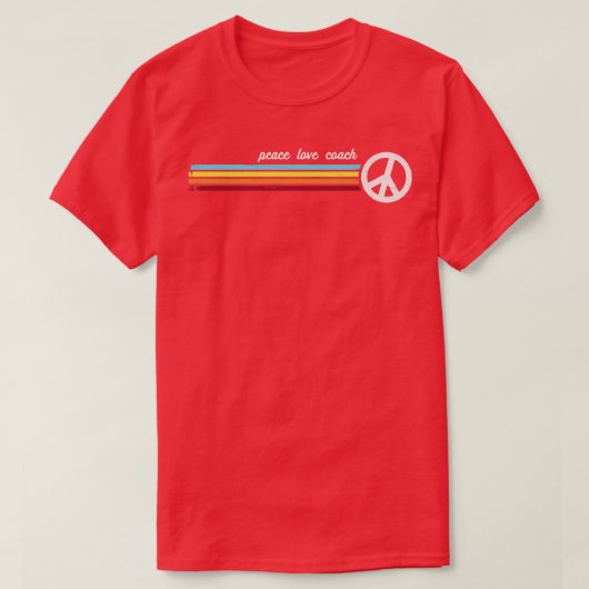 Retro Stripes Coach T-shirt (Design voorkant)