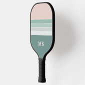 Retro Stripes Custom Monogram Pickleball Paddle (Links)