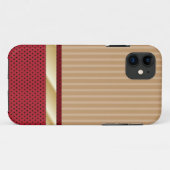 Retro Stripes en aardbeienbomen iPhone 5 Hoesje (Achterkant (horizontaal))