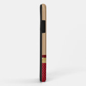 Retro Stripes en aardbeienbomen iPhone 5 Hoesje (Achterkant/rechts)