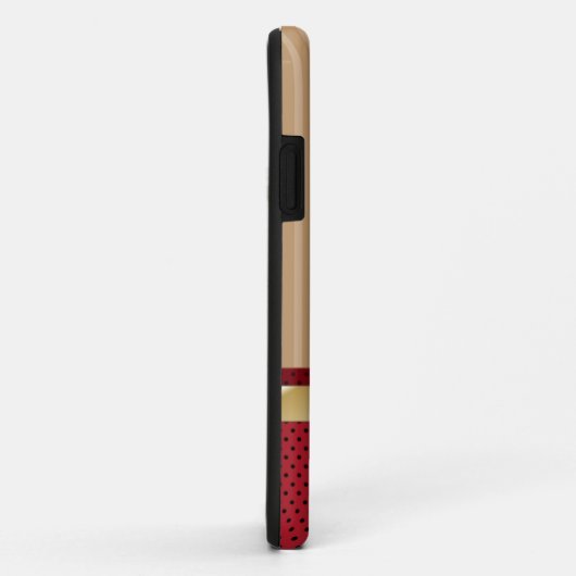 Retro Stripes en aardbeienbomen iPhone 5 Hoesje (Achterkant/rechts)