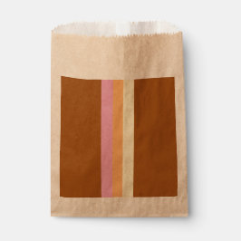 Retro Stripes Favoriete Tassen (Oranje Multi) Bedankzakje