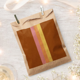 Retro Stripes Favoriete Tassen (Oranje Multi) Bedankzakje