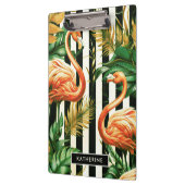 Retro Stripes Flamingo Klembord (Links)