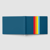Retro Stripes Gastenboek (Navy Blue Multi) (Volledig)
