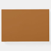 Retro Stripes Gastenboek (Sinaasappel Multi) (Achterkant)