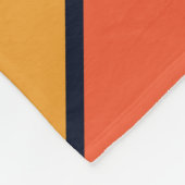 Retro Stripes Kleurrijk Gestreept 70s 80s Ontwerp Fleece Deken (Hoek)