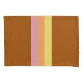 Retro Stripes Kussensloop (Oranje Multi) (Voorkant)