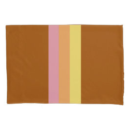 Retro Stripes Kussensloop (Oranje Multi)