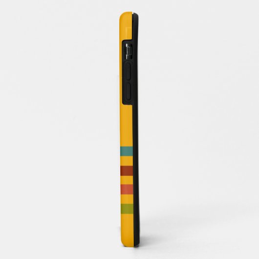 Retro Stripes Patroon van 70 s Case-Mate iPhone Case (Achterkant/links)