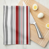 Retro Stripes Pattern Kitchen Towel Theedoek (Quarter Fold)