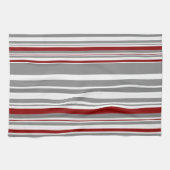 Retro Stripes Pattern Kitchen Towel Theedoek (Horizontaal)