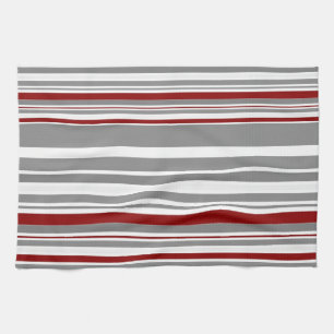 Retro Stripes Pattern Kitchen Towel Theedoek