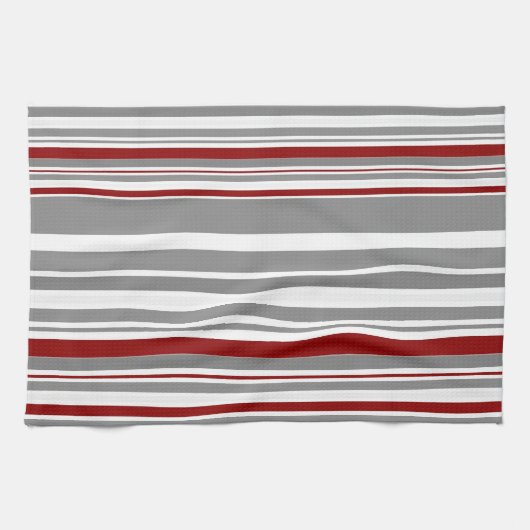 Retro Stripes Pattern Kitchen Towel Theedoek (Horizontaal)