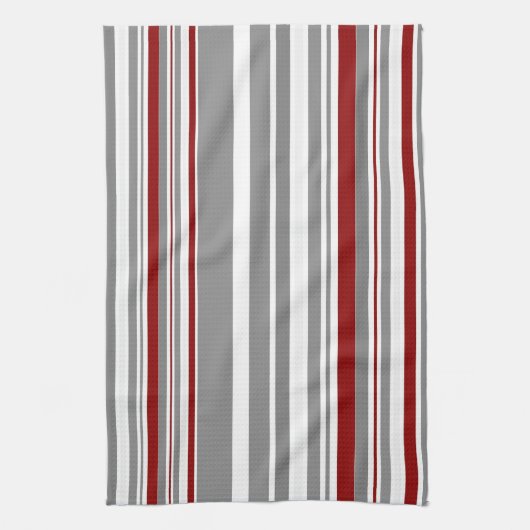 Retro Stripes Pattern Kitchen Towel Theedoek (Verticaal)