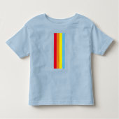 Retro Stripes peuter T-shirt (Navy Blue Multi) (Voorkant)