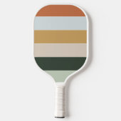 Retro Stripes Pickleball Paddle (Achterkant)