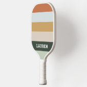 Retro Stripes Pickleball Paddle (Links)