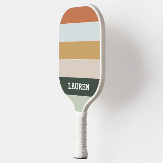 Retro Stripes Pickleball Paddle (Links)