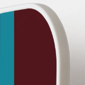 Retro Stripes Stijlvolle Lijnen Gestreept 70s 80s  Pickleball Paddle (Links Detail)