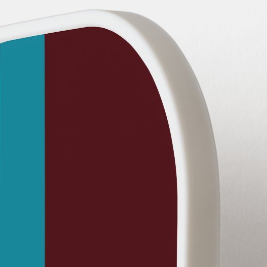 Retro Stripes Stijlvolle Lijnen Gestreept 70s 80s  Pickleball Paddle (Links Detail)