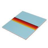 Retro Stripes Stijlvolle Lijnen Gestreept 70s 80s  Tegeltje (Zijkant)