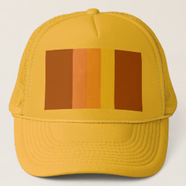 Retro Stripes Trucker Hat (Sinaasappel Multi) Trucker Pet