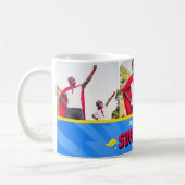Retro striphelden vaderdag foto 3 koffiemok (Links)