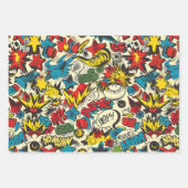 Retro  strippatroon inpakpapier vel (Voorkant 3)