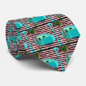 RETRO STROPDAS CAMPER KANNEN HAM TIN KAN CAMPER (Opgerold)