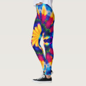 Retro Stropdas-Dye All-Over-Print Leggings (Links)