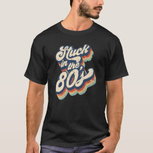 Retro Stuck in de jaren '80, geboren op zondag T-shirt