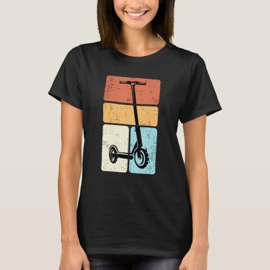 retro stunt scooter scooter 1 t-shirt (Voorkant)
