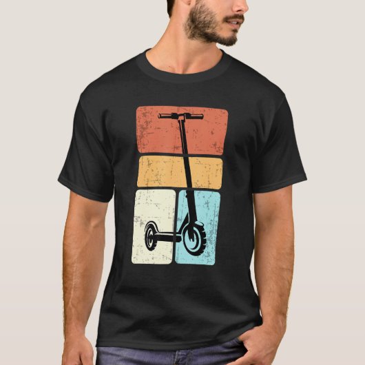retro stunt scooter scooter 1 t-shirt (Voorkant)