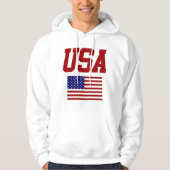 RETRO STYL USA PULLOVER HOODIE (Voorkant)