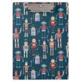 Retro Style 1950s robots Klembord (Voorkant)