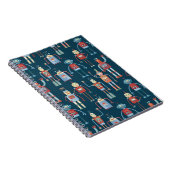 Retro Style 1950s  robots Notitieboek (Rechterzijde)