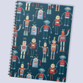 Retro Style 1950s  robots Notitieboek