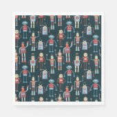 Retro Style 1950s robots Servet (Voorkant)