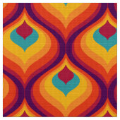 Retro style 60s 70s patroonstof stof (Close Up)