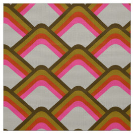 Retro style 60s 70s patroonstof stof