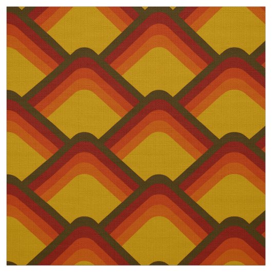Retro style 60s 70s patroonstof stof (Swatch)