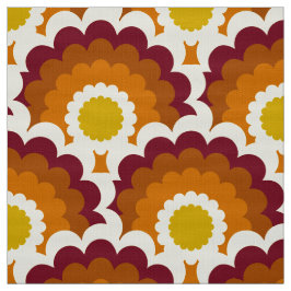 Retro style 60s 70s patroonstof stof